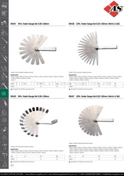 SATA Feeler Gauge / Level