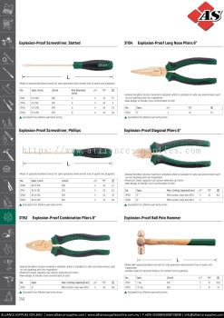 SATA Explosion-Proof Combinations Pliers / Explosion-Proof Ball Pein Hammer