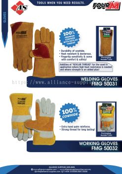 FOUR M Welding Gloves / Working Gloves