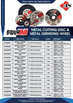 FOUR M Metal Cutting Disc & Metal Grinding Wheel