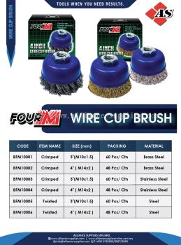 FOUR M Wire Cup Brush