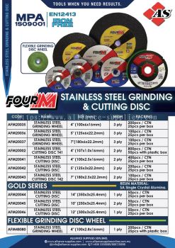 FOUR M Stainless Steel Grinding & Cutting Disc