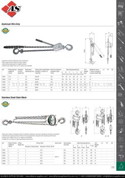 SATA Lever Block Chain Hoist