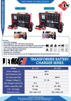 JETMAC Transformer Battery Charger Series