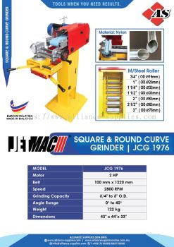 JETMAC Square & Round Curve Grinder