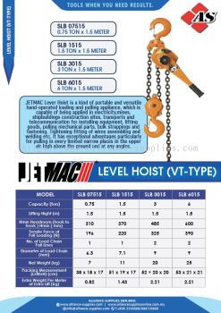 JETMAC Level Hoist (VT-type)