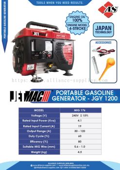 JETMAC Portable Gasoline Generator