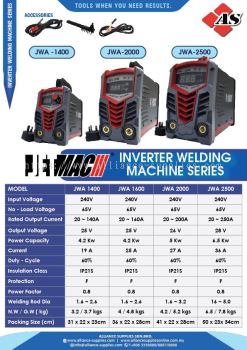 JETMAC Inverter Welding Machine Series