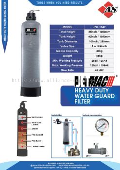 JETMAC Heavy Duty Water Guard Filter