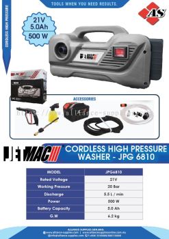 JETMAC Cordless High Pressure Washer 