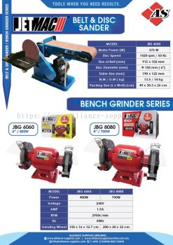 JETMAC Belt And Disc Sander / Bench Grinder Series