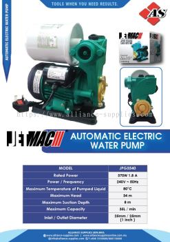 JETMAC Automatic Electric Water Pump