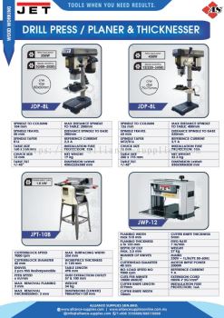 JET Drill Press / Planer & Thicknesser