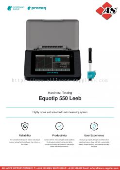 PROCEQ Equotip 550 Portable Hardness Tester - Leeb