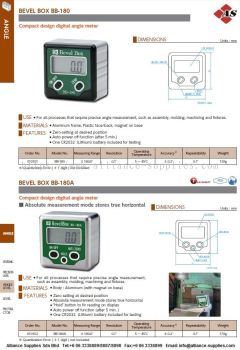 Compact Digital Protractor/ Mini Protractor/ Bevel Box BB-180/ BB-180A