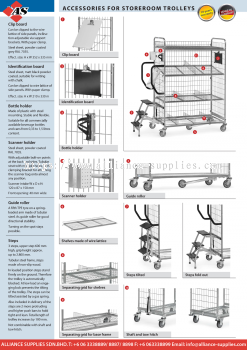 FETRA Accessories for Storeroom Trolleys
