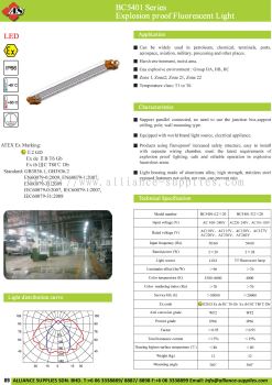 BC5401 Series Explosion Proof Fluorescent Light