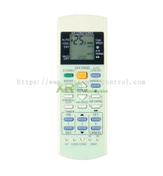 A75C3370 PANASONIC AIR CONDITIONING REMOTE CONTROL 