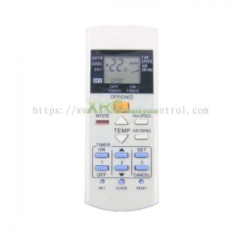A75C2607 PANASONIC AIR CONDITIONING REMOTE CONTROL 