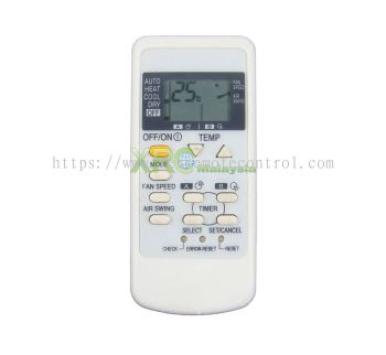 A75C3026 PANASONIC AIR CONDITIONING REMOTE CONTROL 