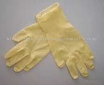 latex glove powdered