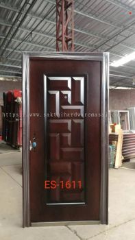 PVC METAL SAFETY DOOR