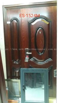 PVC METAL SAFETY DOOR 