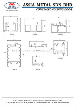 Concealed Folding Door