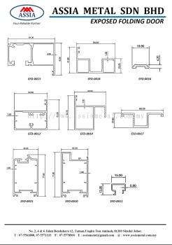 Exposed Folding Door