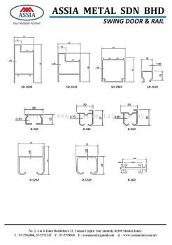 Swing Door & Curtain Rail