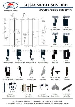 Exposed Folding Door 