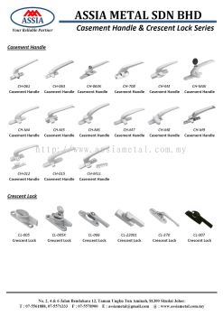 Casement Handle & Crescent Lock