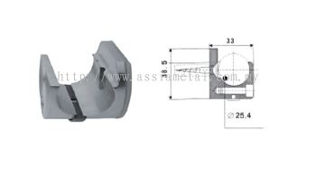 SLC-2-4  Pipe Clamp (Wall)