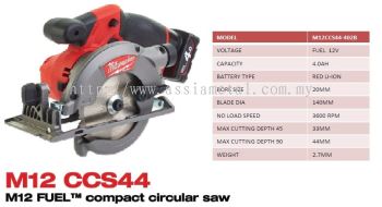 M12 CCS44  Compact Circular Saw