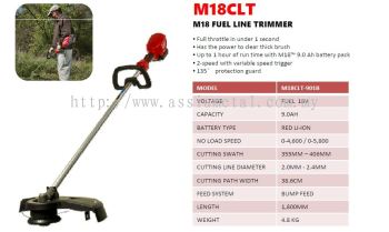 M18 CLT  Line Trimmer