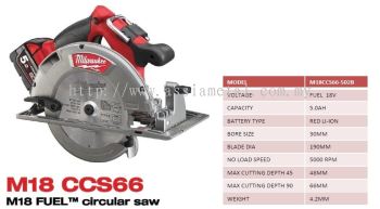 M18 CCS66  Circular Saw