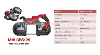 M18 CBS125  Band Saw