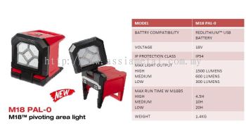 M18 PAL-O  Pivoting Area Light