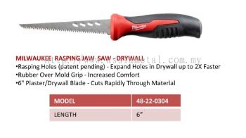 48-22-0304  Rasping Jaw Saw Drywall