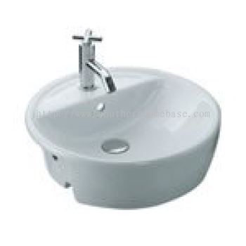 Basin Semi-Recessed Basel