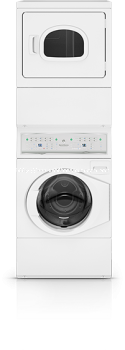 Speed Queen Stacked Washer/ Dryer ATEE9A White