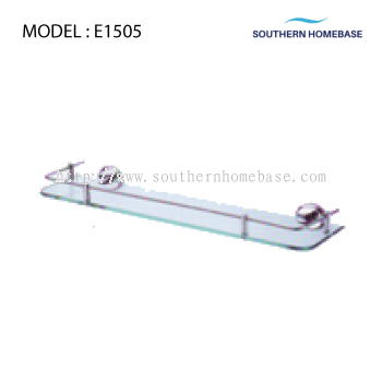 BATHROOM GLASS SHELF ELITE E1505