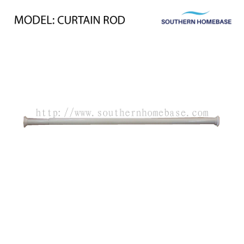 ADJUSTABLE ALUMINIUM CURTAIN ROD 110CM-200CM