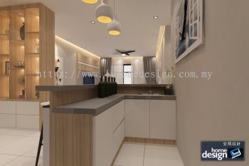 Bar Counter 3D Design