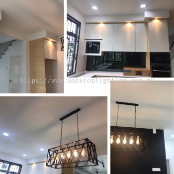 Promosi Cornice Siap Wiring & Lighting ~ No 27 Jalan Abadi xx , Rini Homes 2 
