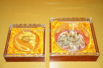 Crystal Gift Box 水晶礼盒(木色边)