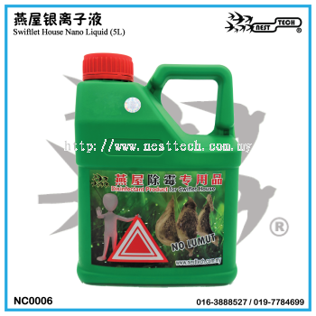 Swiftlet Farming Nano Liquid 燕屋银离子液 (5L)