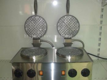 Eagle Electric Waffle Machine 2 Pan (TWB-2) / Mesin Elektrik Waffle 2pan (TWB-2)