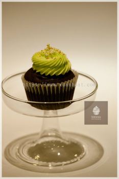 Chocolate Mint flavor cupcake