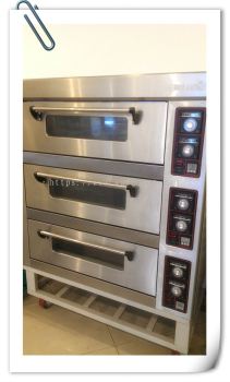 Electric Deck Oven 3 Decks 6 Trays